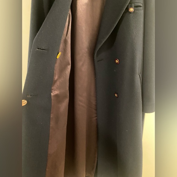 Vintage London Fog navy blue wool coat - Picture 2 of 10